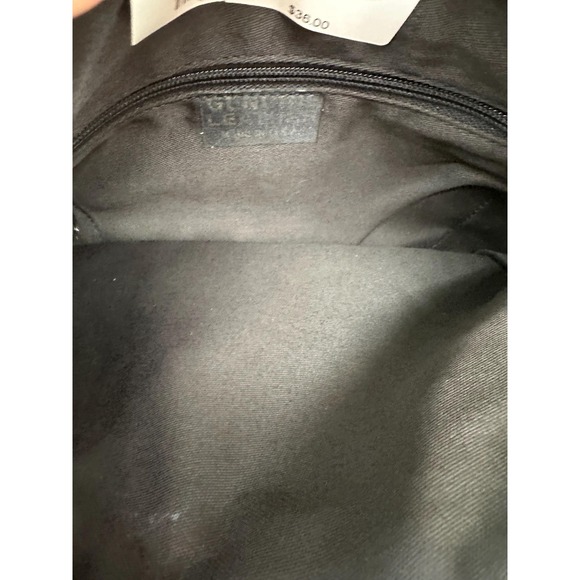 VTG 80s Gold Genuine Leather Handbag w/Tassels - Picture 4 of 8